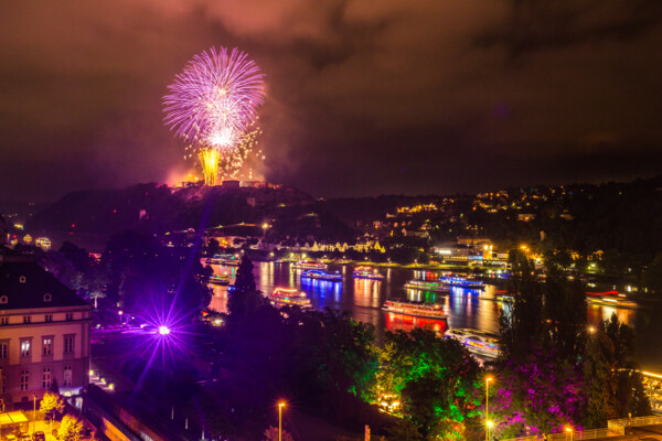 The fireworks at Rhein in Flammen® Koblenz © Koblenz-Touristik GmbH, Henry Tornow The fireworks at Rhein in Flammen® Koblenz © Koblenz-Touristik GmbH, Henry Tornow