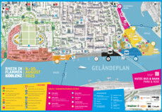 Site plan Rhine in Flames® Koblenz © Koblenz-Touristik GmbH

